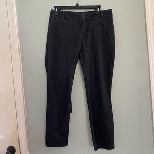Skinny trouser pants with subtle stripes